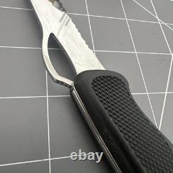 Rare Retired Wenger Swiss Army Ranger Clip 151 Folding Knife Swiss Serrated Blk