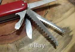Rare Swiss Army Victoria 1960s Champion Knife With Bail Great Condition J38