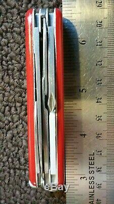 Rare Swiss Army Victorinox Yeoman Pocket Knife Multi Tool Blade Edc