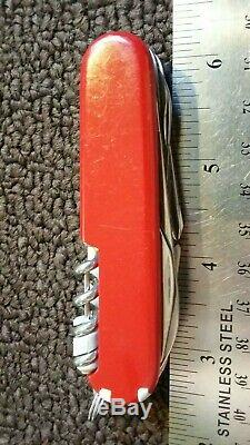 Rare Swiss Army Victorinox Yeoman Pocket Knife Multi Tool Blade Edc