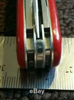 Rare Swiss Army Victorinox Yeoman Pocket Knife Multi Tool Blade Edc