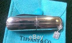 Rare Tiffany & Co. 925 Sterling Silver Streamerica Victorinox Swiss Army Knife