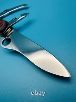 Rare VICTORINOX Dual Pro X Swiss Army Knife Multi Tool 111mm GRIP Red / Black