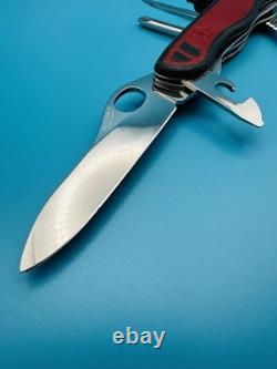 Rare VICTORINOX Dual Pro X Swiss Army Knife Multi Tool 111mm GRIP Red / Black