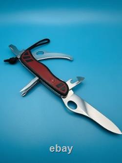 Rare VICTORINOX Dual Pro X Swiss Army Knife Multi Tool 111mm GRIP Red / Black