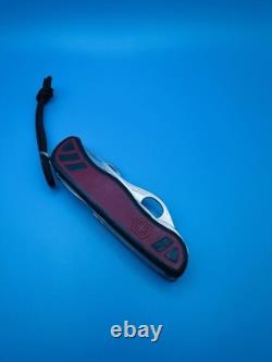 Rare VICTORINOX Dual Pro X Swiss Army Knife Multi Tool 111mm GRIP Red / Black