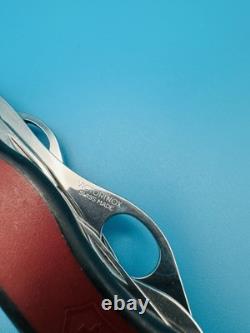 Rare VICTORINOX Dual Pro X Swiss Army Knife Multi Tool 111mm GRIP Red / Black