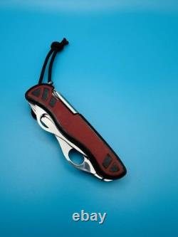 Rare VICTORINOX Dual Pro X Swiss Army Knife Multi Tool 111mm GRIP Red / Black