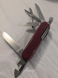Rare Victorinox 91mm Grand Prix Swiss Army Knife with Zermatt Leather Sheath
