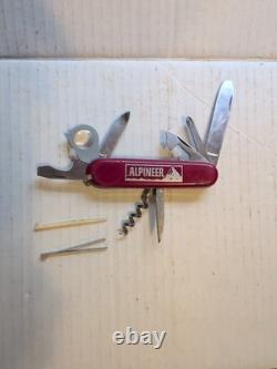 Rare Victorinox Alpineer Switzerland Stainless Rostfrei Officer Suisse Knife