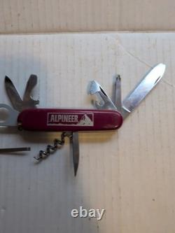 Rare Victorinox Alpineer Switzerland Stainless Rostfrei Officer Suisse Knife