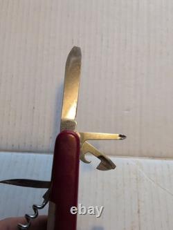 Rare Victorinox Alpineer Switzerland Stainless Rostfrei Officer Suisse Knife