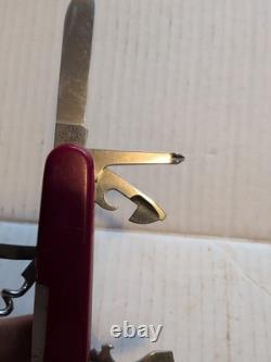 Rare Victorinox Alpineer Switzerland Stainless Rostfrei Officer Suisse Knife