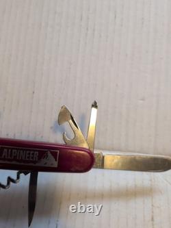 Rare Victorinox Alpineer Switzerland Stainless Rostfrei Officer Suisse Knife