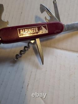 Rare Victorinox Alpineer Switzerland Stainless Rostfrei Officer Suisse Knife