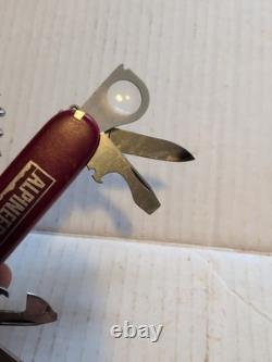 Rare Victorinox Alpineer Switzerland Stainless Rostfrei Officer Suisse Knife