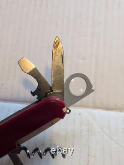 Rare Victorinox Alpineer Switzerland Stainless Rostfrei Officer Suisse Knife