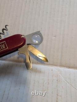 Rare Victorinox Alpineer Switzerland Stainless Rostfrei Officer Suisse Knife