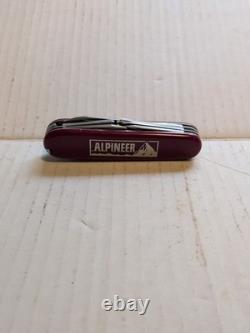 Rare Victorinox Alpineer Switzerland Stainless Rostfrei Officer Suisse Knife