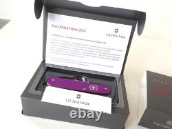 Rare Victorinox Cadet Orchid Violet Alox 2016 Limited Edition Swiss Army knife