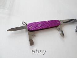 Rare Victorinox Cadet Orchid Violet Alox 2016 Limited Edition Swiss Army knife