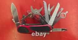 Rare Victorinox Delemont S54 85mm 10 Layer Swiss Army Knife Missing Mag Lens