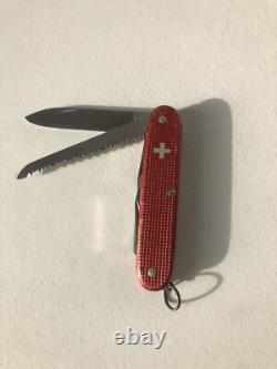Rare Victorinox Farmer 93mm Red Alox Old Cross Swiss Army Knife
