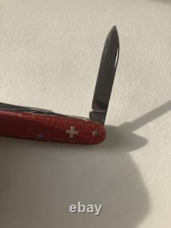 Rare Victorinox Farmer 93mm Red Alox Old Cross Swiss Army Knife