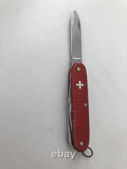 Rare Victorinox Farmer 93mm Red Alox Old Cross Swiss Army Knife