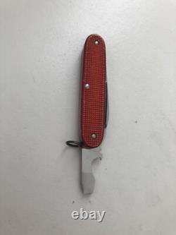 Rare Victorinox Farmer 93mm Red Alox Old Cross Swiss Army Knife