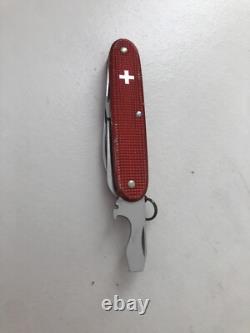 Rare Victorinox Farmer 93mm Red Alox Old Cross Swiss Army Knife Rare Victorinox Farmer 93mm Red Alox Old Cross Swiss Army Knife