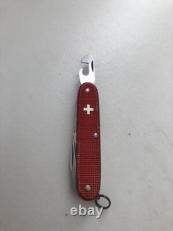 Rare Victorinox Farmer 93mm Red Alox Old Cross Swiss Army Knife