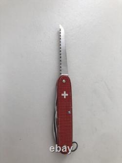 Rare Victorinox Farmer 93mm Red Alox Old Cross Swiss Army Knife Rare Victorinox Farmer 93mm Red Alox Old Cross Swiss Army Knife