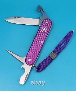 Rare Victorinox Pioneer Orchid Purple Alox 2016 Limited Edition Swiss Army Knife