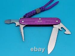 Rare Victorinox Pioneer Orchid Purple Alox 2016 Limited Edition Swiss Army Knife