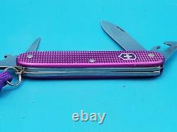 Rare Victorinox Pioneer Orchid Purple Alox 2016 Limited Edition Swiss Army Knife