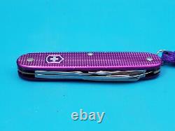 Rare Victorinox Pioneer Orchid Purple Alox 2016 Limited Edition Swiss Army Knife