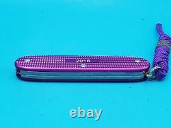 Rare Victorinox Pioneer Orchid Purple Alox 2016 Limited Edition Swiss Army Knife