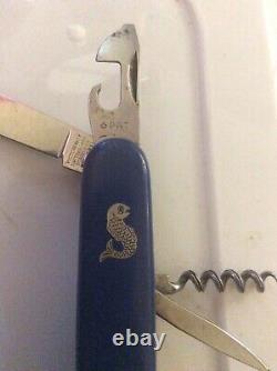 Rare Victorinox Post World War Officer Suisse Fish Design Swiss Army Knife
