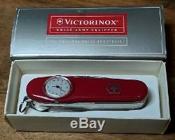 Rare Victorinox SwissChamp SuperTimer Swiss Army Knife Red Roman In Box