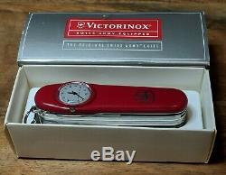 Rare Victorinox SwissChamp SuperTimer Swiss Army Knife Red Roman In Box