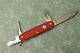 Rare Victorinox Switzerland Red Alox Pioneer Swiss Army Knife new WithO box