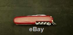Rare Victorinox Yeoman Swiss Army Knife / Discontinued /Red 91mm 3 Layer