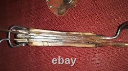 Rare Vintage 5 Japanese Swiss Army Style Type Knife, Fork, & Spoon with Horn Trim