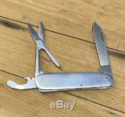 Rare Vintage 84mm VICTORINOX Alox Swiss Army Knife VOYAGEUR Scissors