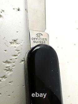 Rare Vintage Black VICTORINOX Timekeeper Swiss Army Knife