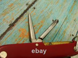 Rare Vintage Goldkrone Germany Swiss Army Scout Fishermans Pocket Knife Knives