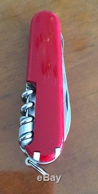 Rare Vintage Swiss Army Knife Victorinox Time Keeper Roman Numeral Clock. Nos