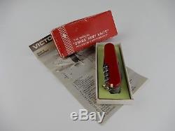 Rare Vintage Victorinox Champion Swiss Army Knife & Original Red Box 1970s