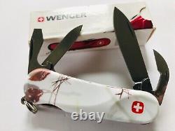 Rare Wenger Ap Snow 10 Evolution Swiss Army Knife 85mm Real Tree Nib